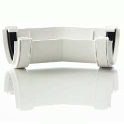 White 120 Degree Half Round Angle White 120 Degree Half Round Angle