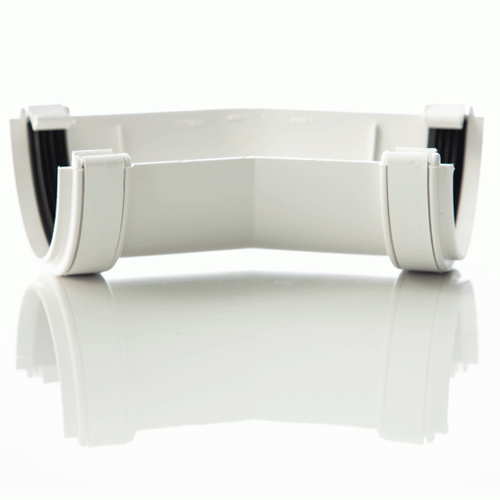 White 120 Degree Half Round Angle