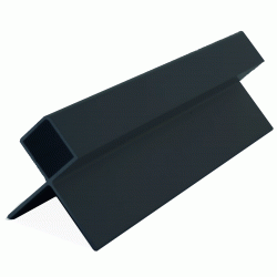 Durasid Anthracite Grey (RAL 7016) Lacquered Aluminium Corner 20mm X 20mm X 3-metre