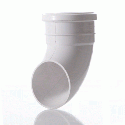 110mm White Pipe Shoe Floplast SP161AW