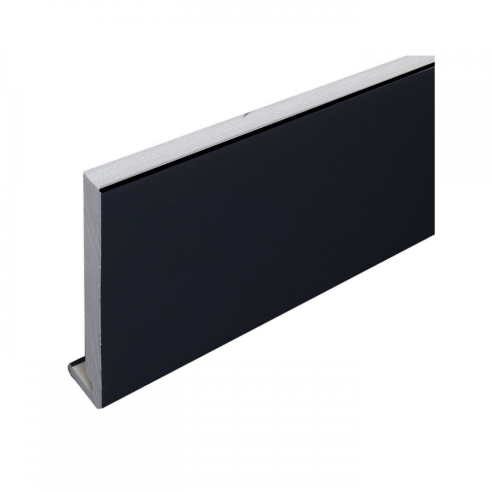 Black Ash Woodgrain 18mm x 175mm Replacement Board 5 Metre