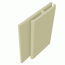 Sand 'H' Edge Trim / Extension Trim - 3 Metre