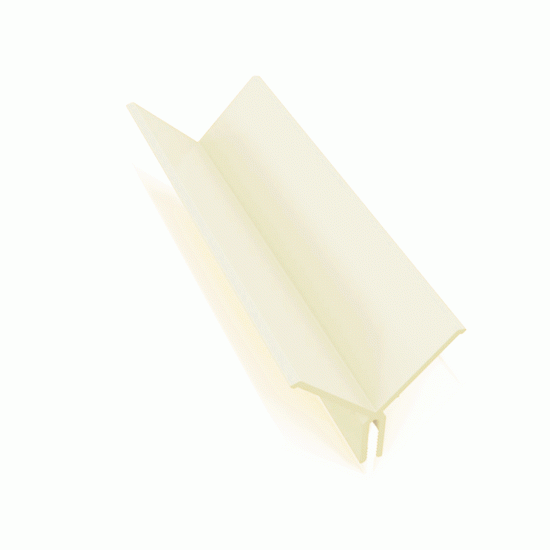 White Internal Corner Trim - 3 metre