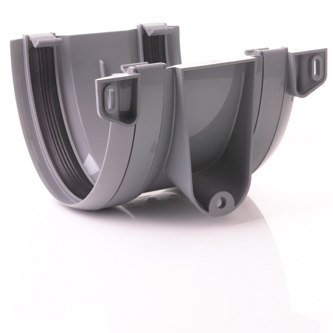 Gutter Union Insert Commercial Gutter Grey 200mm Unions