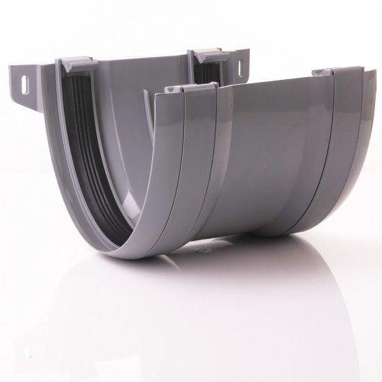 Gutter Union Insert Commercial Gutter Grey 200mm Unions
