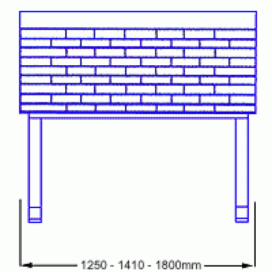 Tamworth GRP Overdoor Canopy Tamworth GRP Overdoor Canopy