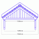 Carisbrooke GRP Overdoor Canopy Carisbrooke GRP Overdoor Canopy
