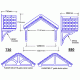 The Cheltenham GRP Over Door Canopy Woodgrain The Cheltenham GRP Over Door Canopy Woodgrain