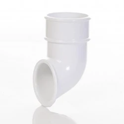 White Round Downpipe Shoe (AB3W) White Round Downpipe Shoe (AB3W)