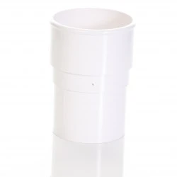 White Round Downpipe Joint 