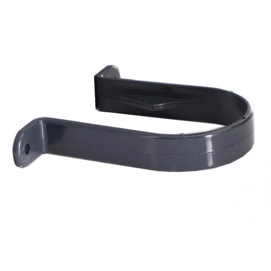 Anthracite (RAL 7016) Round Down Pipe Fixing Bracket Clip