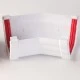 Ogee Guttering 135 Degree Angle Brilliant White