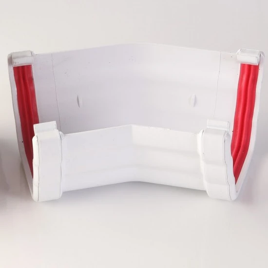 Ogee Guttering 135 Degree Angle Brilliant White