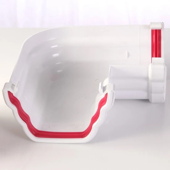 Ogee Guttering 90 Degree Angle White