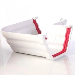 Ogee Guttering 90 Degree Angle White