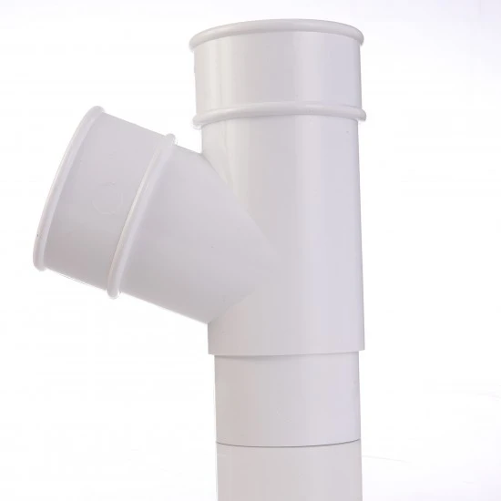 White - 112° Branch - uPVC