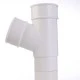 White - 112° Branch - uPVC