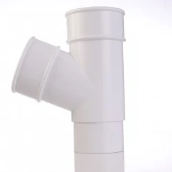 White - 112° Branch - uPVC
