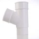 White - 112° Branch - uPVC