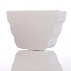 Ogee Guttering Internal Stop End Brilliant White