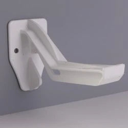 Ogee Top Hung Bracket Brilliant White