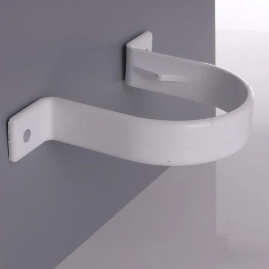White - Round Pipe Clip (Stand-Off) - uPVC