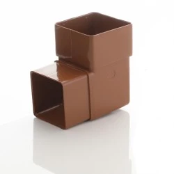 Caramel Square Down Pipe 92.5 Degree Bend 