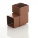 Caramel Square Down Pipe 92.5 Degree Bend 