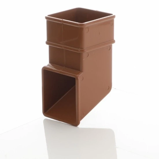 Caramel Square Down Pipe Shoe
