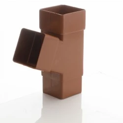 Caramel Square Down Pipe Branch 