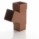 Caramel Square Down Pipe Branch 