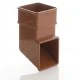 Caramel Square Down Pipe Shoe
