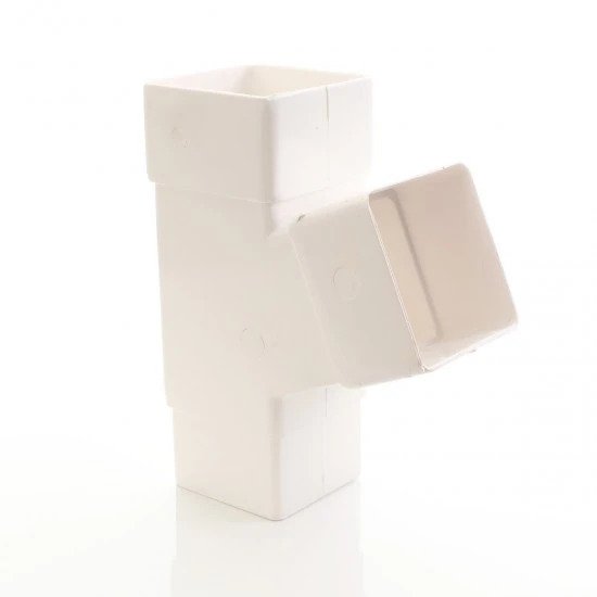 White Square Down Pipe Branch (AYS1W) - Aquaflow White Square Down Pipe Branch (AYS1W) - Aquaflow