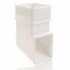 White Square Down Pipe Shoe - Aquaflow White Square Down Pipe Shoe - Aquaflow