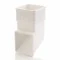 White Square Down Pipe Shoe - Aquaflow