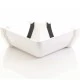 White Square 90º Gutter Bend (RAS1W) Aquaflow White Square 90º Gutter Bend (RAS1W) Aquaflow