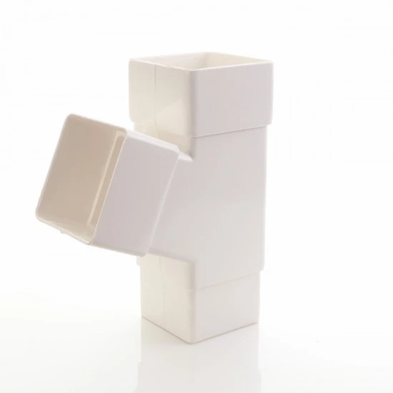 White Square Down Pipe Branch (AYS1W) - Aquaflow White Square Down Pipe Branch (AYS1W) - Aquaflow