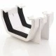 White Square Gutter Union Joint - Aquaflow White Square Gutter Union Joint - Aquaflow