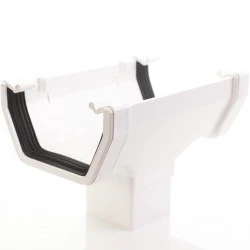 White Square Running Outlet  (AOS1W) Aquaflow