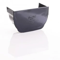 Anthracite Ogee Gutter Stop End Internal