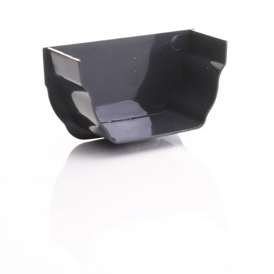 Anthracite Ogee Gutter Stop End Internal