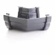Anthracite Ogee Gutter 135° Corner 
