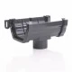 Anthracite Ogee Gutter Running OutLet Anthracite Ogee Gutter Running OutLet