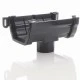 Anthracite Ogee Gutter Running OutLet Anthracite Ogee Gutter Running OutLet