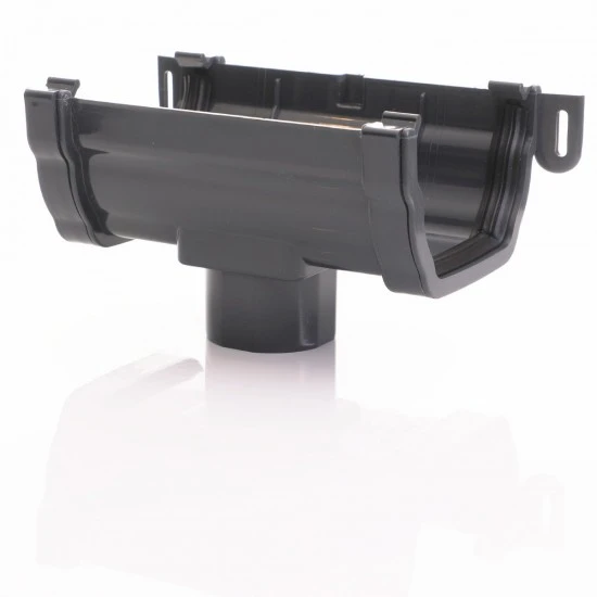 Anthracite Ogee Gutter Running OutLet Anthracite Ogee Gutter Running OutLet
