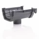 Anthracite Ogee Gutter Running OutLet Anthracite Ogee Gutter Running OutLet