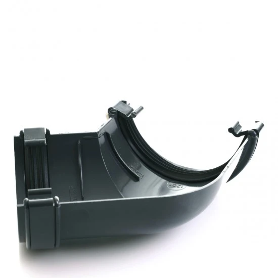 Dark Grey Half Round 135º Gutter Angle 