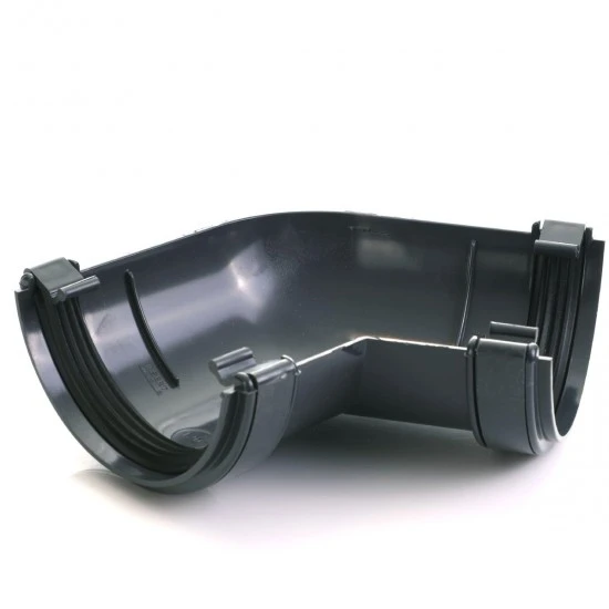 Dark Grey Half Round 135º Gutter Angle 