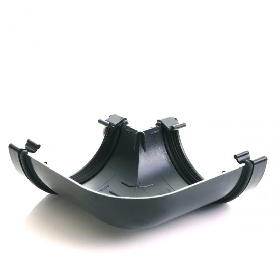 Dark Grey Round 90º Angle 