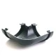 Dark Grey Round 90º Angle 